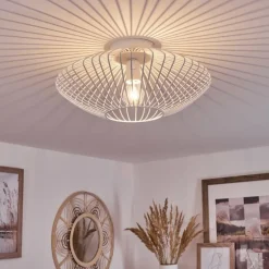 Plafonnier Wemude Blanc, 1 lumière