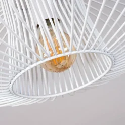 Plafonnier Wemude Blanc, 1 lumière