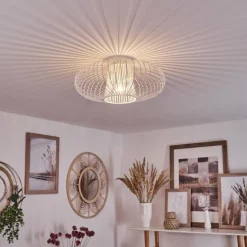 Plafonnier Wemude Blanc, 1 lumière