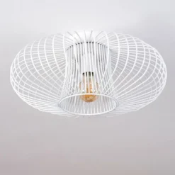 Plafonnier Wemude Blanc, 1 lumière