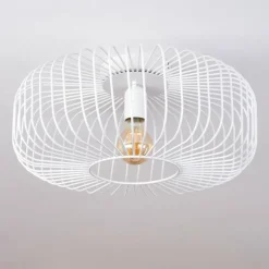 Plafonnier Wemude Blanc, 1 lumière