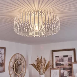 Plafonnier Wemude Blanc, 1 lumière