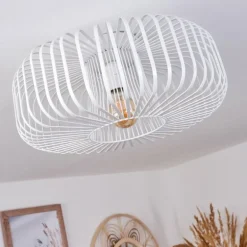 Plafonnier Wemude Blanc, 1 lumière