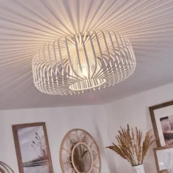 Plafonnier Wemude Blanc, 1 lumière