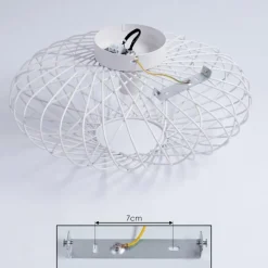 Plafonnier Wemude Blanc, 1 lumière