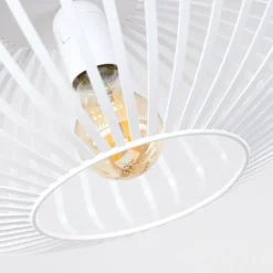 Plafonnier Wemude Blanc, 1 lumière