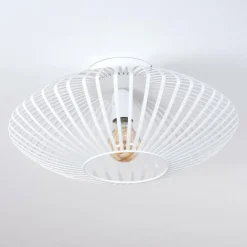 Plafonnier Wemude Blanc, 1 lumière