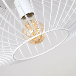 Plafonnier Wemude Blanc, 1 lumière