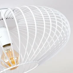 Plafonnier Wemude Blanc, 1 lumière