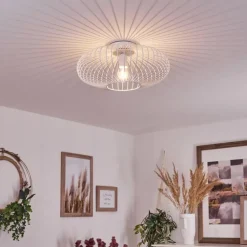 Plafonnier Wemude Blanc, 1 lumière