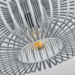 Plafonnier Wemude Gris, 1 lumière