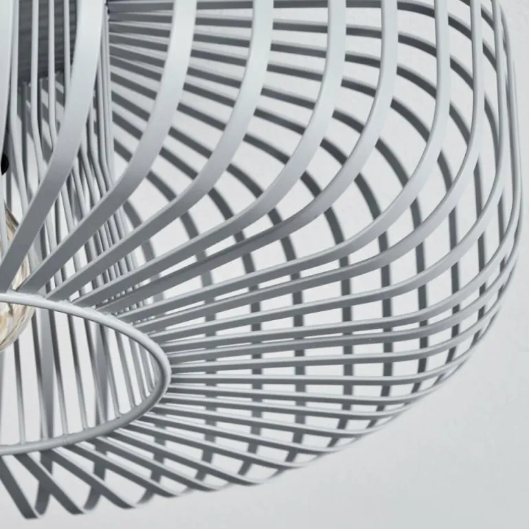 Plafonnier Wemude Gris, 1 lumière