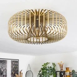 Plafonnier Wemude Laiton, 1 lumière