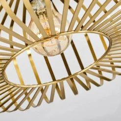 Plafonnier Wemude Laiton, 1 lumière