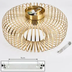 Plafonnier Wemude Laiton, 1 lumière