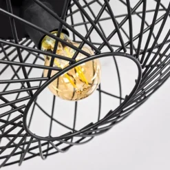 Plafonnier Wemude Noir, 1 lumière