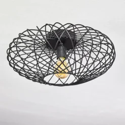 Plafonnier Wemude Noir, 1 lumière