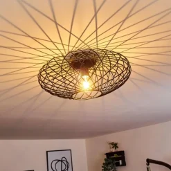 Plafonnier Wemude Noir, 1 lumière