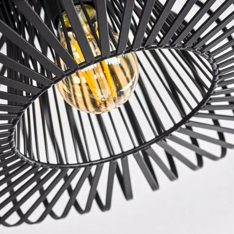 Plafonnier Wemude Noir, 1 lumière