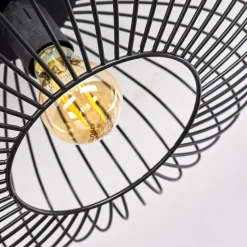 Plafonnier Wemude Noir, 1 lumière