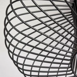 Plafonnier Wemude Noir, 1 lumière