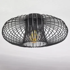 Plafonnier Wemude Noir, 1 lumière