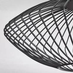 Plafonnier Wemude Noir, 1 lumière