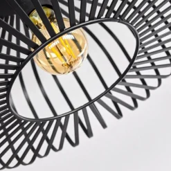 Plafonnier Wemude Noir, 1 lumière