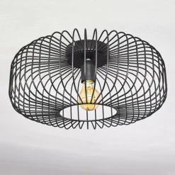 Plafonnier Wemude Noir, 1 lumière