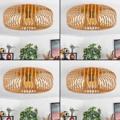 Plafonnier Wemude Ocre, 1 lumière