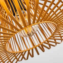 Plafonnier Wemude Ocre, 1 lumière