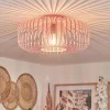 Plafonnier Wemude Rose, 1 lumière