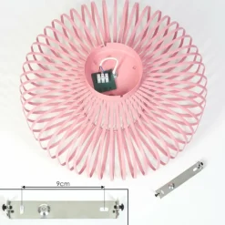 Plafonnier Wemude Rose, 1 lumière