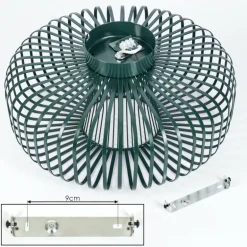 Plafonnier Wemude Vert, 1 lumière