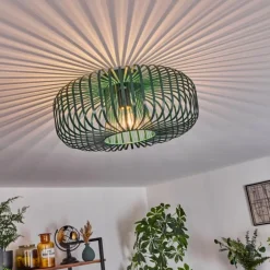 Plafonnier Wemude Vert, 1 lumière