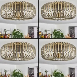 Plafonnier Wemude Vieux laiton, 1 lumière