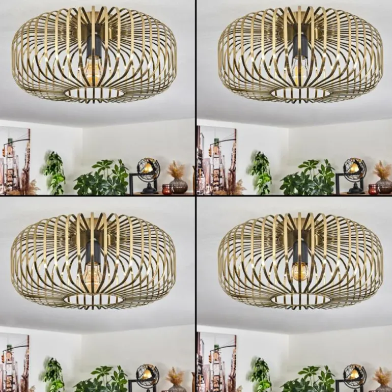 Plafonnier Wemude Vieux laiton, 1 lumière