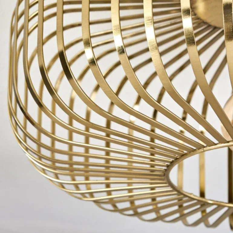 Plafonnier Wemude Vieux laiton, 1 lumière