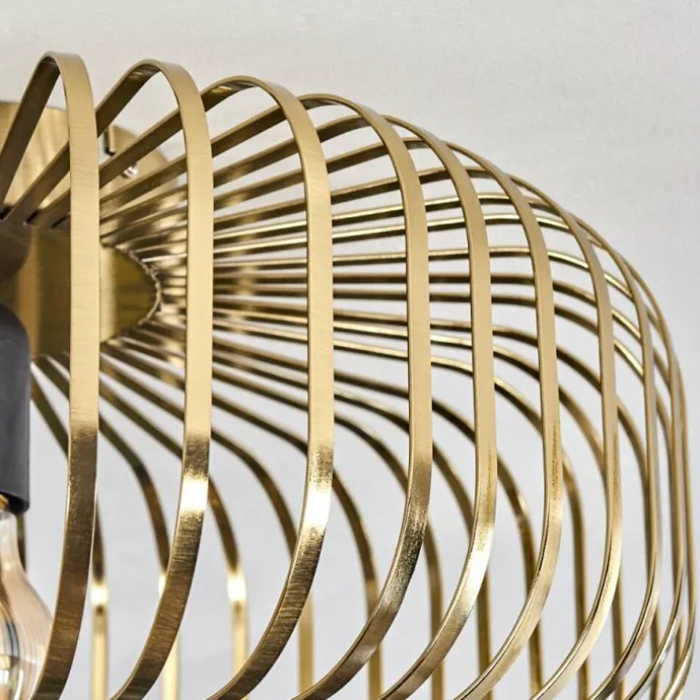 Plafonnier Wemude Vieux laiton, 1 lumière