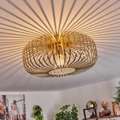 Plafonnier Wemude Vieux laiton, 1 lumière