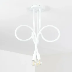 Plafonnier Wertach Blanc, 3 lumières