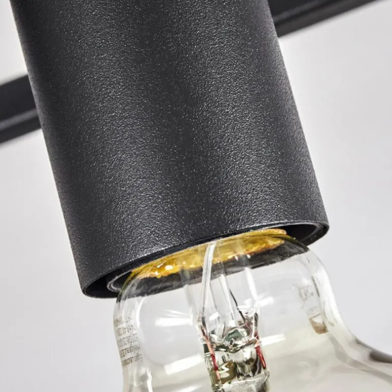 Plafonnier Wick Noir, 4 lumières