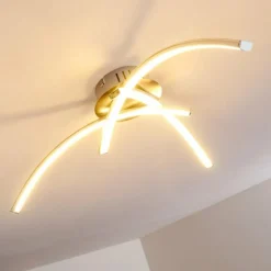 Plafonnier Wikon LED Nickel mat, 3 lumières