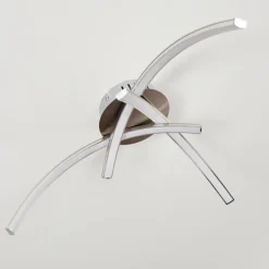 Plafonnier Wikon LED Nickel mat, 3 lumières