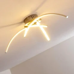 Plafonnier Wikon LED Nickel mat, 3 lumières