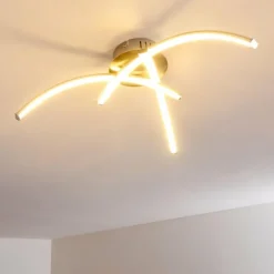 Plafonnier Wikon LED Nickel mat, 3 lumières