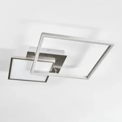 Plafonnier Wimmarp LED Chrome, Nickel mat, 1 lumière