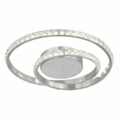 Plafonnier Wofi ALBERTA LED Aluminium brossé, 1 lumière