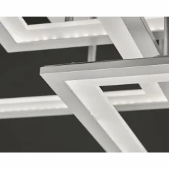 Plafonnier Wofi MODESTO LED Argenté, 3 lumières