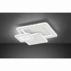 Plafonnier Wofi MOLA LED Blanc, 1 lumière, Télécommandes